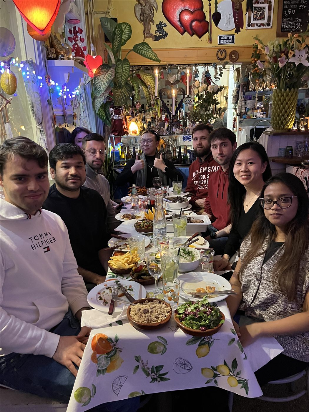 Food club dinner at Boteco da Silviana